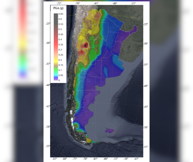 mapa de zonas sísmicas