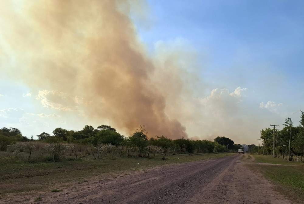 Se incendió una reserva natural de Corrientes